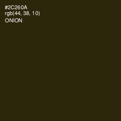 #2C260A - Onion Color Image