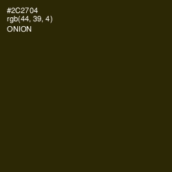 #2C2704 - Onion Color Image