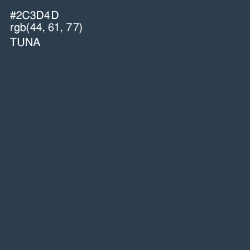 #2C3D4D - Tuna Color Image
