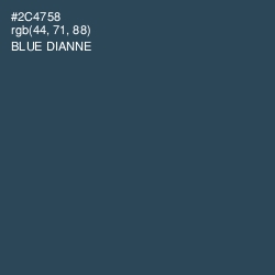 #2C4758 - Blue Dianne Color Image