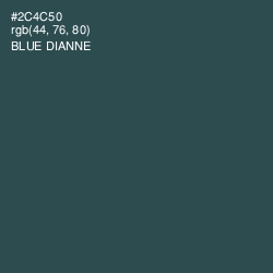 #2C4C50 - Blue Dianne Color Image