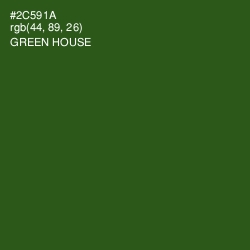 #2C591A - Green House Color Image