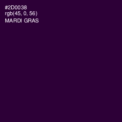 #2D0038 - Mardi Gras Color Image