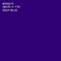 #2D0074 - Deep Blue Color Image