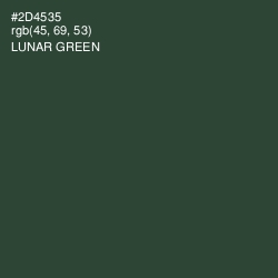 #2D4535 - Lunar Green Color Image