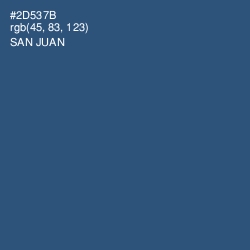 #2D537B - San Juan Color Image