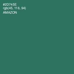 #2D745E - Amazon Color Image