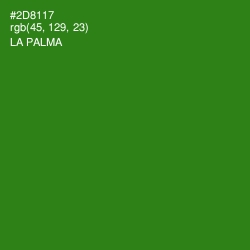 #2D8117 - La Palma Color Image