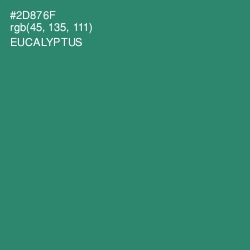 #2D876F - Eucalyptus Color Image