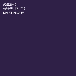 #2E2047 - Martinique Color Image