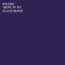 #2E2252 - Cloud Burst Color Image
