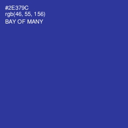 #2E379C - Bay of Many Color Image