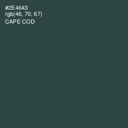 #2E4643 - Cape Cod Color Image