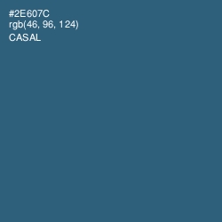 #2E607C - Casal Color Image