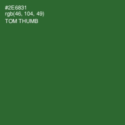 #2E6831 - Tom Thumb Color Image