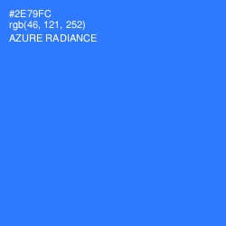 #2E79FC - Azure Radiance Color Image