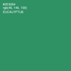 #2E9264 - Eucalyptus Color Image
