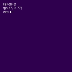 #2F004D - Violet Color Image