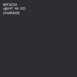 #2F2C34 - Charade Color Image
