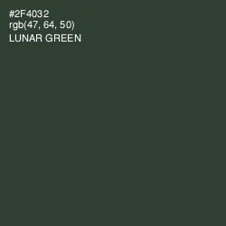 #2F4032 - Lunar Green Color Image