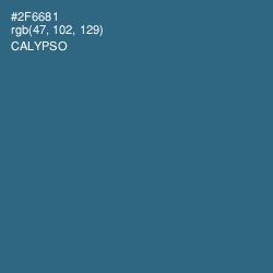 #2F6681 - Calypso Color Image