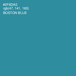 #2F8DA0 - Boston Blue Color Image