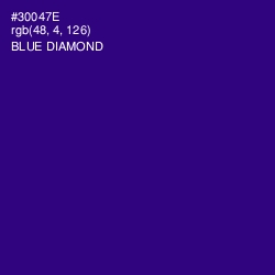 #30047E - Blue Diamond Color Image