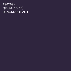 #30253F - Blackcurrant Color Image