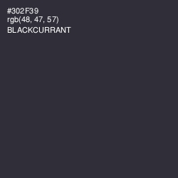 #302F39 - Blackcurrant Color Image