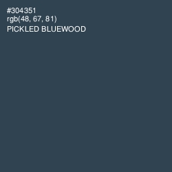 #304351 - Pickled Bluewood Color Image