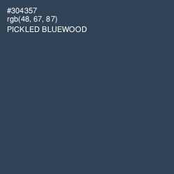 #304357 - Pickled Bluewood Color Image
