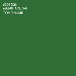#306D36 - Tom Thumb Color Image