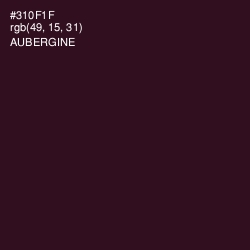 #310F1F - Aubergine Color Image