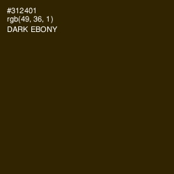 #312401 - Dark Ebony Color Image
