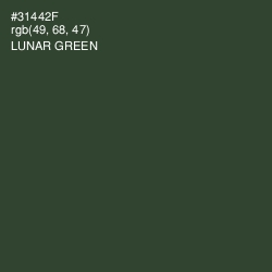 #31442F - Lunar Green Color Image