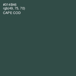 #314B46 - Cape Cod Color Image