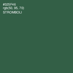 #325F46 - Stromboli Color Image