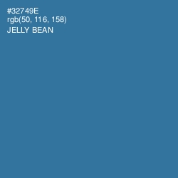#32749E - Jelly Bean Color Image
