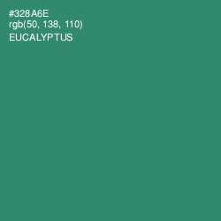 #328A6E - Eucalyptus Color Image