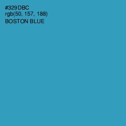 #329DBC - Boston Blue Color Image