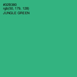 #32B380 - Jungle Green Color Image