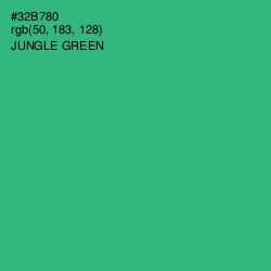 #32B780 - Jungle Green Color Image