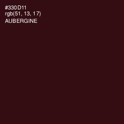 #330D11 - Aubergine Color Image