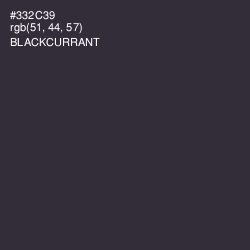 #332C39 - Blackcurrant Color Image