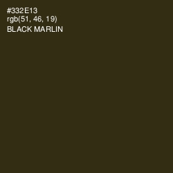 #332E13 - Black Marlin Color Image