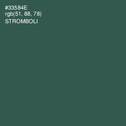 #33584E - Stromboli Color Image