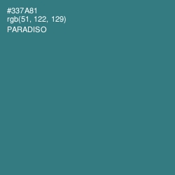 #337A81 - Paradiso Color Image