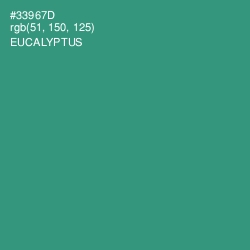 #33967D - Eucalyptus Color Image