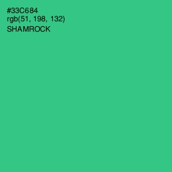 #33C684 - Shamrock Color Image