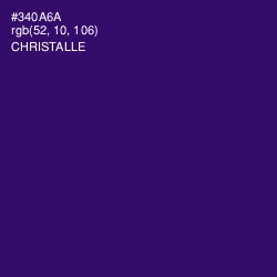 #340A6A - Christalle Color Image
